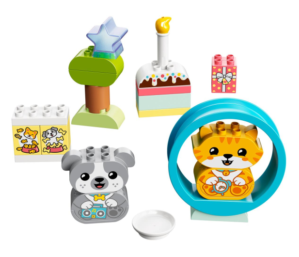 LEGO DUPLO 10977 Mój pierwszy szczeniak i kotek z odgłosami - 1040652 - zdjęcie 2